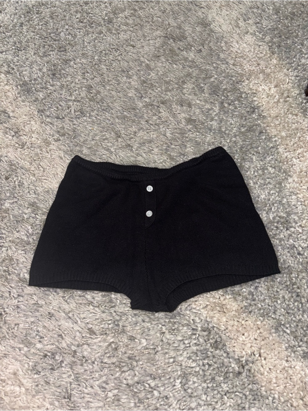 Frankie’s bikinis Black Women's Knit Shorts